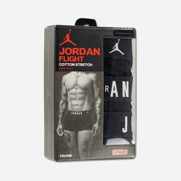 Труси-боксерки чоловічі Jordan Jhm Mens 3 Pk Flight Cotton Tru Boxer (JM0891-023), L, OFC, 1-2 дні