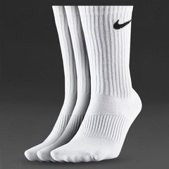 Шкарпетки Nike Lightweight Crew 3-Pack White (SX4704-101), 42-46, WHS, 10% - 20%, 1-2 дні