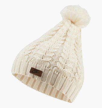 Шапка Nike W Nsw Knit Pom Beanie White (CI3650-110), One Size, WHS, 1-2 дні