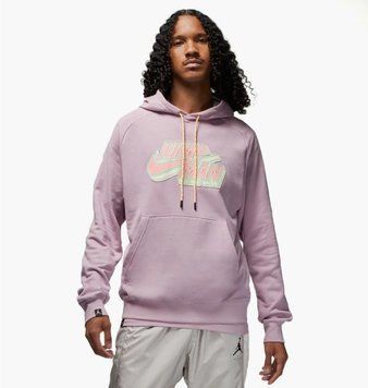 Кофта мужская Jordan Jumpman Sweatshirt Hoodie Pink (DM1402-501), S, WHS, < 10%, 1-2 дня