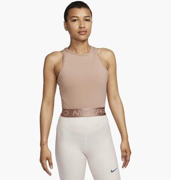 Спортивний топ жіночий Nike Pro Dri-Fit Crop Top Brown (FQ7934-283), S, WHS, 10% - 20%, 1-2 дні