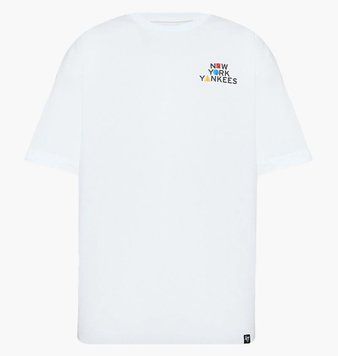 Футболка унисекс 47 Brand New York Yankees Primary Purpo White (646061WW-FS), L, WHS, 1-2 дня