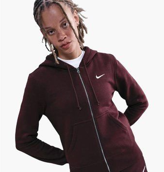 Кофта женские Nike Nsw Phnx Flc Std Fz Hdy Bordo (HJ0995-652), XS, WHS, < 10%, 1-2 дня