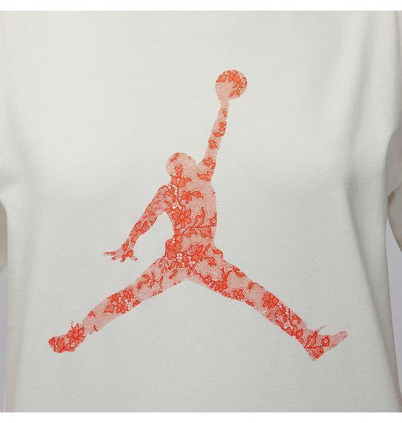 Футболка жіноча Jordan Brk Ss Gf Gfx Tee Lace Beige (HV0198-133), S, WHS, 10% - 20%, 1-2 дні