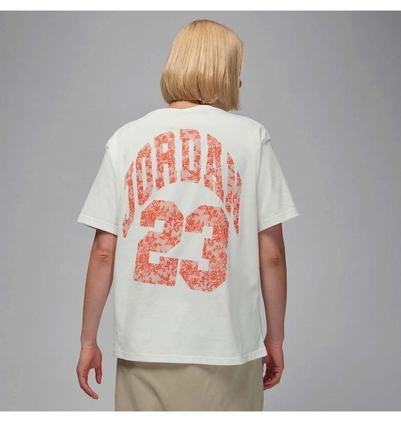 Футболка жіноча Jordan Brk Ss Gf Gfx Tee Lace Beige (HV0198-133), S, WHS, 10% - 20%, 1-2 дні