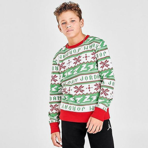Светр дитячий Jordan Jumpman Holiday Christmas Sweatshirt Sweater (CT3459-010), L, WHS, 10% - 20%, 1-2 дні