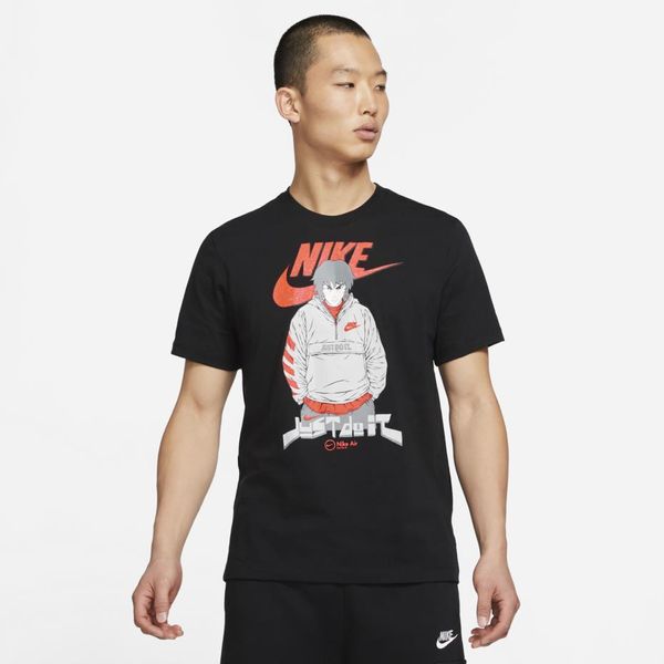 Футболка чоловіча Nike M Nsw Tee Air Manga Futura (DC9101-010), XL, WHS, 10% - 20%, 1-2 дні