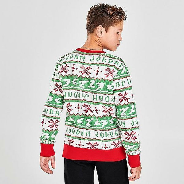 Свитер детской Jordan Jumpman Holiday Christmas Sweatshirt Sweater (CT3459-010), L, WHS, 10% - 20%, 1-2 дня