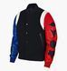 Фотографія Куртка унісекс Nike Air Jordan Sport Dna Varsity Jacket Black Red Blue (AT9958-010) 1 з 4 в Ideal Sport
