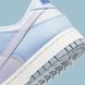 Фотографія Кросівки жіночі Nike Dunk Low Blue Canvas (FN0323-400) 8 з 8 в Ideal Sport