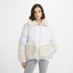 Куртка жіноча Nike Parka Down Fill Faux Fur Pure Platinum (CT3267-043), XL, WHS, 10% - 20%, 1-2 дні