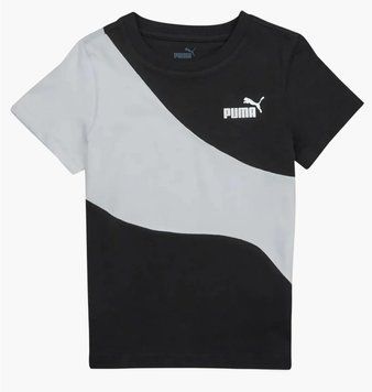 Футболка підліткова Puma Power Cat Tee Black/White (674231-01), 140 CM, WHS, < 10%, 1-2 дні