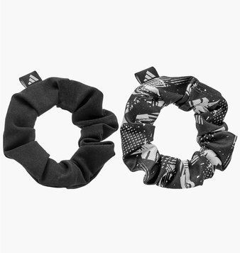 Набір резинок Adidas Hair Scrunchies 2Pk (2 ) Black (ADAC-16500), One Size, WHS, 1-2 дні