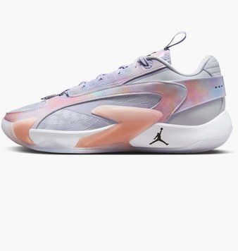 Баскетбольні кросівки чоловічі Jordan Luka 2, Football Grey/Black-Oxygen Purple (DX8733-005), 43, WHS, < 10%, 1-2 дні