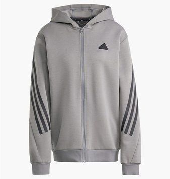 Кофта чоловіча Adidas Future Icons 3-Stripes Grey (IW8529), L, WHS, < 10%, 1-2 дні