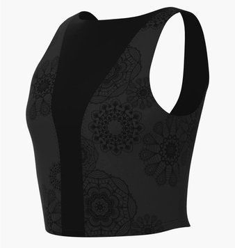 Спортивний топ жіночий Nike W Ny Df Luxe Crop Tanv Black (DV9171-010), L, WHS, 30% - 40%, 1-2 дні