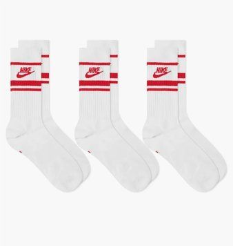 Шкарпетки Nike U Nk Nsw Everyday Essential Cr 3Pr (DX5089-102), 34-38, WHS, 20% - 30%, 1-2 дні
