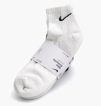 Шкарпетки Nike U Nk Everyday Cush Ankle 3Pr (SX7667-100), 38-42, WHS, > 50%, 1-2 дні