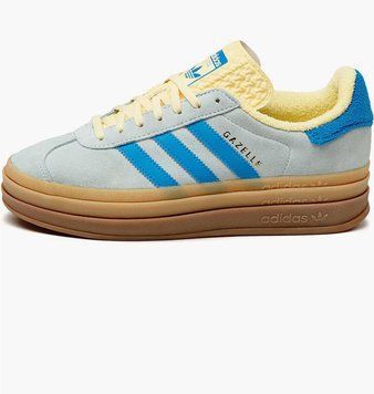 Кроссовки женские Adidas Gazelle Bold Almost Blue Yellow (IE0430), 36 2/3, WHS, < 10%, 1-2 дня