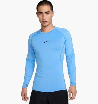 Термобілизна чоловіча Nike Pro Dri-Fit Tight Long-Sleeve Fitness Top Light Blue (FB7919-412), S, WHS, 10% - 20%, 1-2 дні