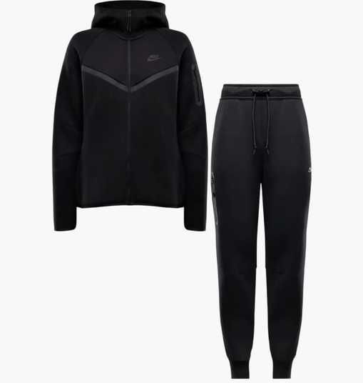 Спортивный костюм женской Nike Tech Fleece Black (HV6747-010__