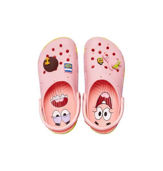 Тапочки унисекс Crocs Spongebob Squarepants X Classic Clog Pink (209479-737), 41-42, WHS, 10% - 20%, 1-2 дня
