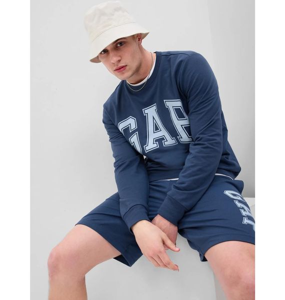 Кофта мужская Gap Ntx Logo Db Crew Blue (561835-02), 2XL, WHS, 10% - 20%, 1-2 дня