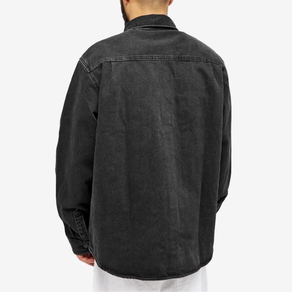 Кофта мужские Carhartt Wip Manny Denim Shirt (I032705-BLACK), L, WHS, 1-2 дня
