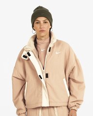 Куртка жіноча Nike Sportswear Essential Women's Woven Fleece-Lined Jacket (DQ6846-200), S, WHS, 1-2 дні