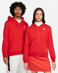 Кофта унісекс Nike Sportswear Club Fleece Full-Zip Hoodie (DQ5471-657), XS, WHS, 30% - 40%, 1-2 дні