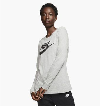 Кофта жіночі Nike Womens Long-Sleeve T-Shirt Grey (BV6171-063), S, WHS, < 10%, 1-2 дні
