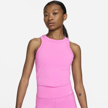 Майка жіноча Nike One Fitted Dri-Fit Cropped Tank Top (FN2806-675), S, WHS, 10% - 20%, 1-2 дні