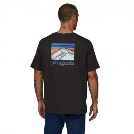 Футболка чоловіча Patagonia Men's Line Logo Ridge Pocket Responsibili-Tee (INBK38511), M, WHS, 1-2 дні