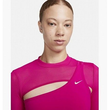 Спортивный топ женской Nike Pro Long-Sleeve Cropped Top (FB5683-615), XS, WHS, 1-2 дня