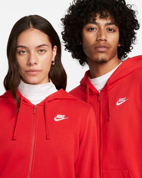 Кофта унисекс Nike Sportswear Club Fleece Full-Zip Hoodie (DQ5471-657), XS, WHS, 40% - 50%, 1-2 дня