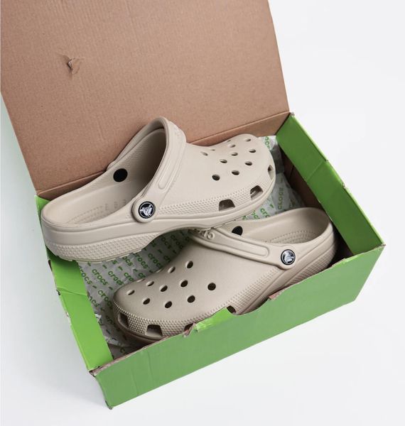 Тапочки мужские Crocs Classic Clog (10001-2Y2), 37-38, WHS, < 10%, 1-2 дня