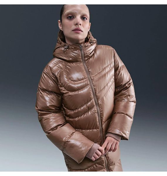 Куртка жіноча Nike Nsw Tf Dwn Swsh Parka Brown (HV2751-214), M, WHS, 1-2 дні