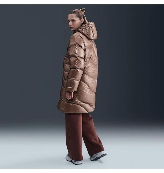Куртка жіноча Nike Nsw Tf Dwn Swsh Parka Brown (HV2751-214), M, WHS, 1-2 дні
