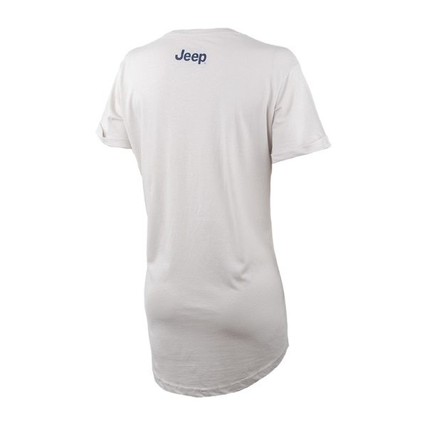 Футболка женская Jeep T-Shirt Oversize Star Striped Print Turn (O102613-J863), XL, WHS, 1-2 дня