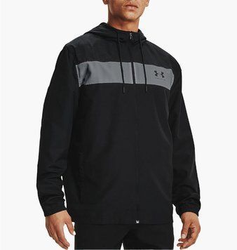 Вітровка чоловіча Under Armour Hooded Jacket Ua Sportstyle Windbreaker Black (1361621-001), S, WHS, < 10%, 1-2 дні
