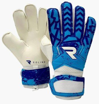 Футбольні рукавиці унісекс Redline Neos Blue/Beige (RLM77), 3XS, WHS, < 10%, 1-2 дні