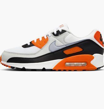 Кроссовки женские Nike Air Max 90 White/Orange (DH8010-108), 44, WHS, 10% - 20%, 1-2 дня