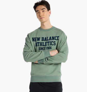 Кофта мужская New Balance Varsity Ft Graphic Green (MT51521DKJ), M, WHS, 1-2 дня