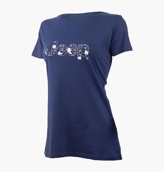 Футболка женская Jeep T-Shirt Botanical Print J22w (O102612-A184), XS, WHS, 20% - 30%, 1-2 дня