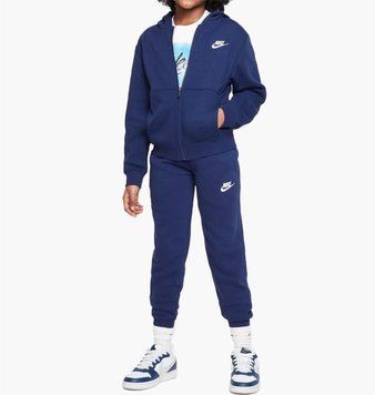 Спортивний костюм дитячий Nike Nsw Club Flc Fz Blue (FD3114-410), S, WHS, 20% - 30%, 1-2 дні