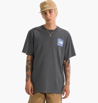 Футболка мужская The North Face Mountain Escape Relaxed &mdash;Graphic Grey (NF0A8GB1RHI), L, WHS, 1-2 дня