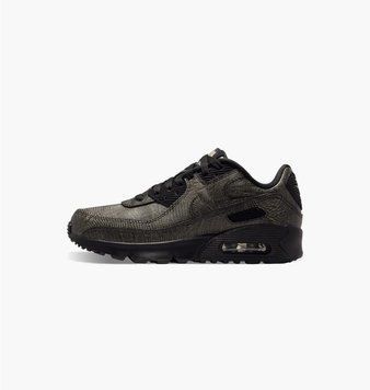 Кросівки дитячі Nike Air Max 90 Tech Gs Black Reptile Black (IR1809-001), 36, WHS, 1-2 дні