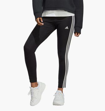 Лосіни жіночі Adidas Essentials 3-Stripes High-Waisted Single Jersey Leggings Black (IC7151), S, WHS, 1-2 дні