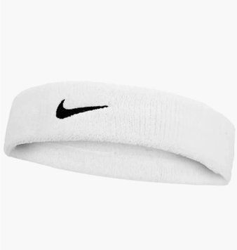 Повязка на голову Nike Swoosh Classic (1 ) White (N.101.2407.101.OS), One Size, WHS, 1-2 дня