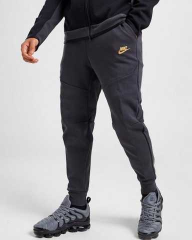 Nike Sportswear Tech Fleece Joggers - Grey/Black/Gold – Footkorner